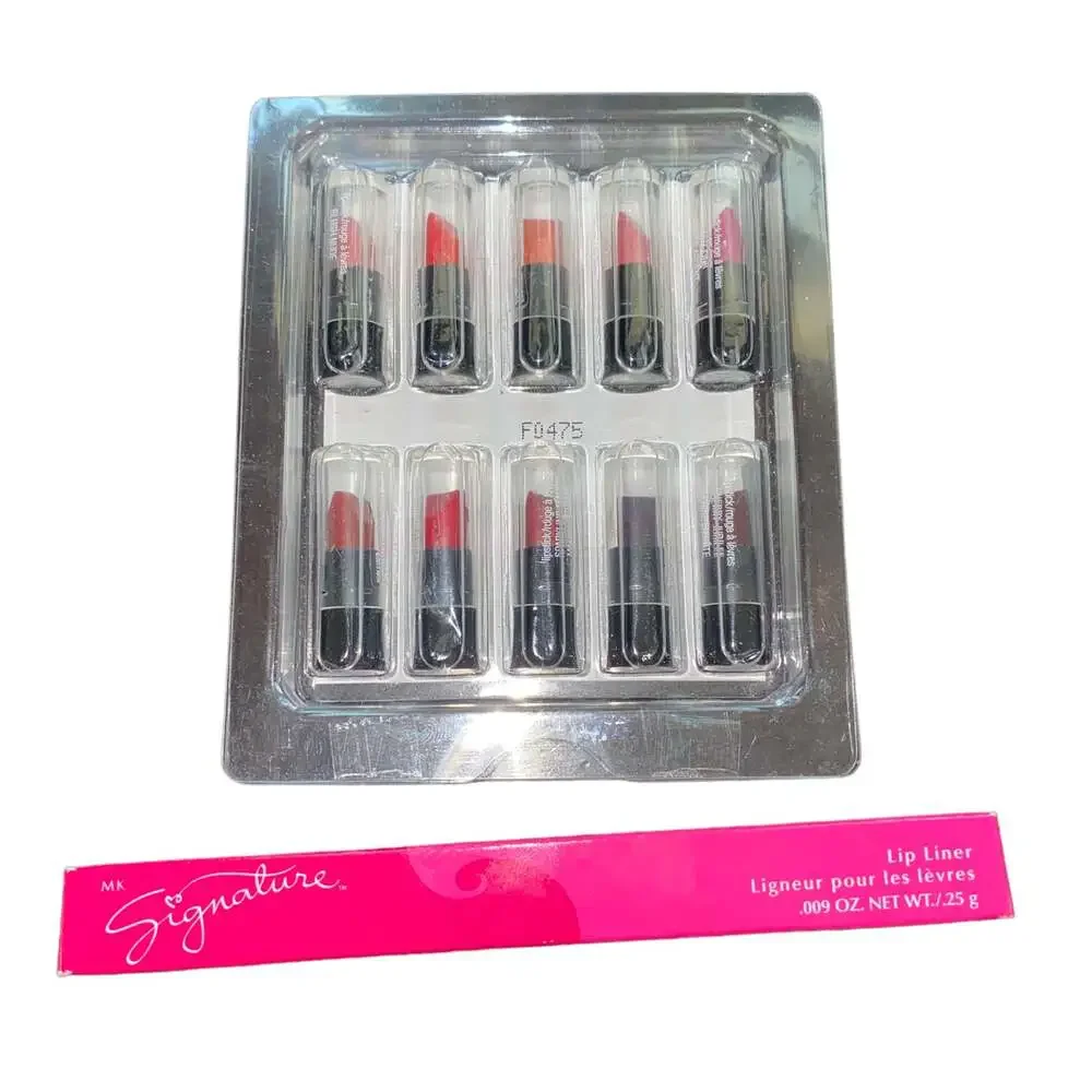Avon Ultra Color Mini Lipstick Bullet 10 Samples/Mary Kay Lip Liner Pink 3040